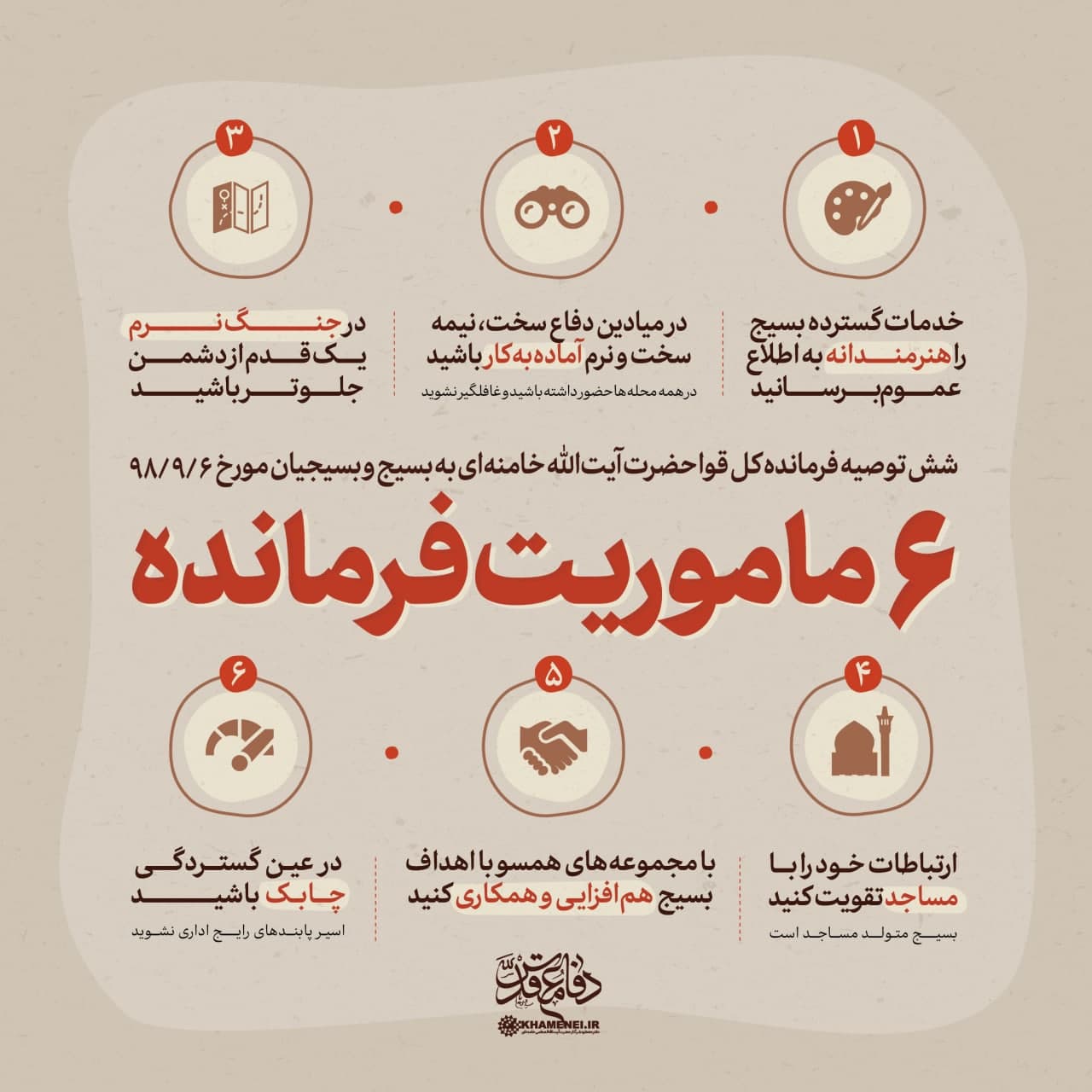پوستر شش ماموریت فرمانده